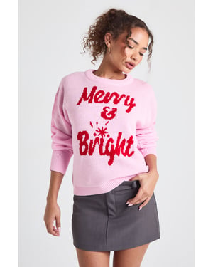 Merry and Bright Christmas Jumper