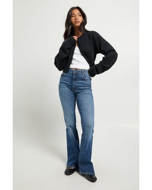 Petite High Waist Booty Lifting Flared Jean