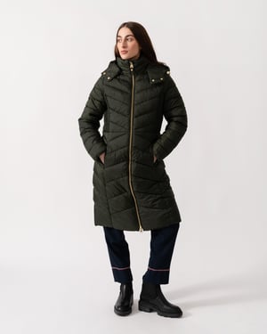 Pembury Coat in Dark Green