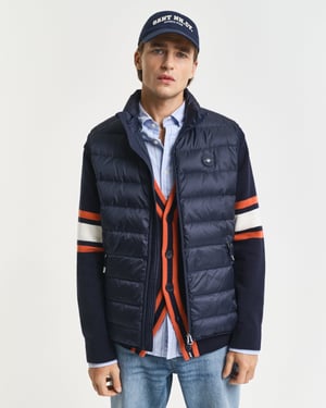 Light Down Padded Gilet Gilet in Dark Blue
