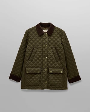 Beatrix Jacket in Dark Green