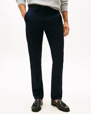 Denton Straight Chinos in Dark Blue