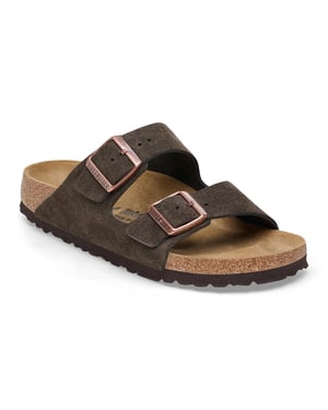 Birkenstock Arizona suède smal voetbed unisex slipper