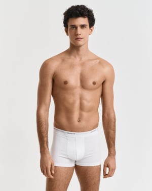 Trunks in White (3 Pack)