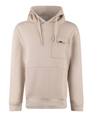 Luke 1977 Men's Four Oakes Oversized Hoodie in Beige