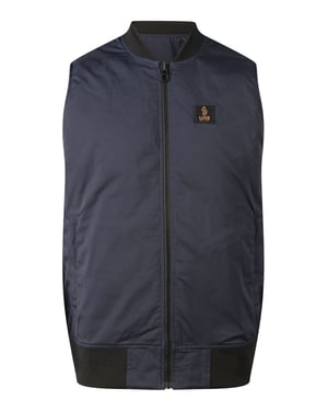 Luke 1977 Men's Hefei Reversible Gilet in Blue