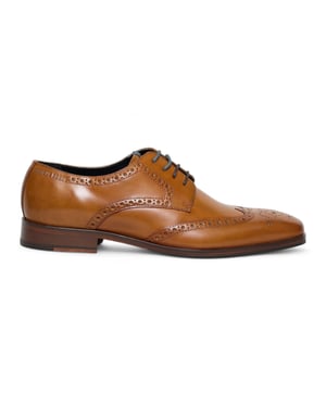 Antique Rogue Herr Bruna Oxford Derby Brogue Läder - Luca