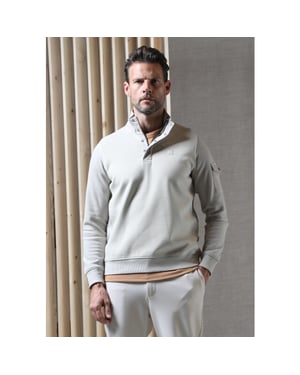 Gabbiano Heren sweater koro 776280 5002 ivory bone