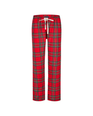 Happy Shorts Dames pyjama broek lang geruit flanel
