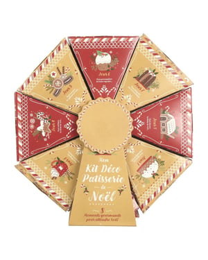 WDMT Adventskalender patisserie cadeau wiel beige