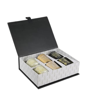 WDMT Luxe geurkaarsen cadeaubox – 6 kaarsen voor ontspanning & sfeer