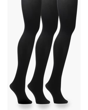 Plus 60 Denier 3 Pack Tights