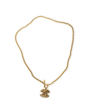 CC Pendant Chain Necklace Necklace