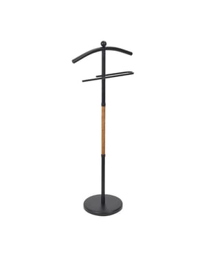 WDMT Luxe kledingstandaard – valet stand heren – mat zwart