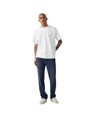 Men's Levis 514 Straight Nice To Meet You Lightweight Jeans in Blue