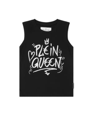 Ärmlös T-shirt Sexig Ren Kristall