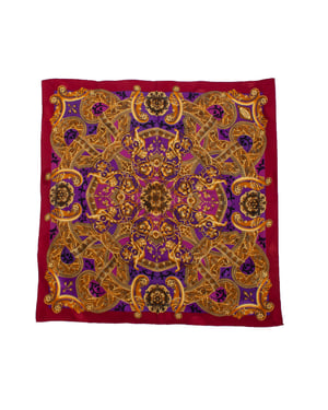 Atelier Versace Multicolored Barocco bedrukte sjaal
