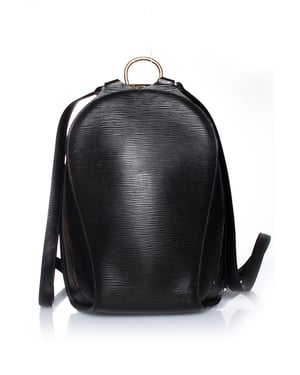 Louis Vuitton Epi Mabillon zwarte leren tas