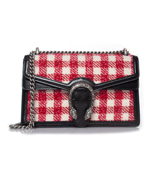 Gucci Dionysus tweed checkered bag