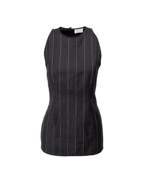 Gianni Versace Pinstripe Mini Dress - '90s