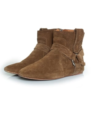 Isabel Marant Ralph kaki suède enkellaarsjes