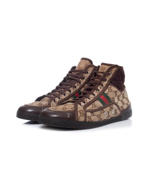 Gucci GG canvas hoge sneakers