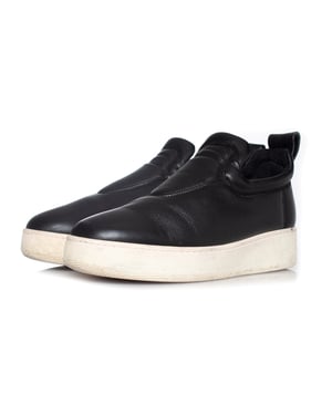 Celine svarta slip-on sneakers i läder