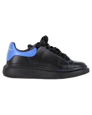 Alexander McQueen Oversized Sneakers in Black Leather