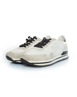 Hogan H forte sneaker in wit en beige
