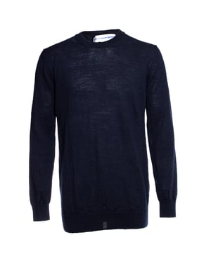 Comme Des Garçons Blå ulltröja.