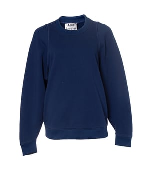 Acne Blue rundhalsad tröja