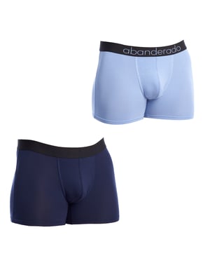 Pack of 2 Sensitive Bamboo Boxers A0C7M Men