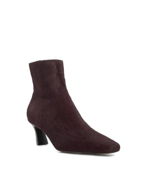Dune Ladies Overly - Leather Block Heel Ankle Boots