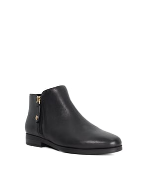 Dune Ladies Poleyn - Low Cut Side Zip Ankle Boots