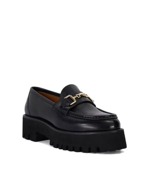 Dune Ladies Groundbreaking - Chunky Branded Snaffle Trim Loafer