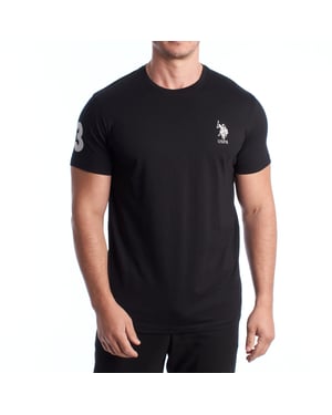 Herren-T-Shirt aus Baumwolle mit kurzen Ärmeln US42154027