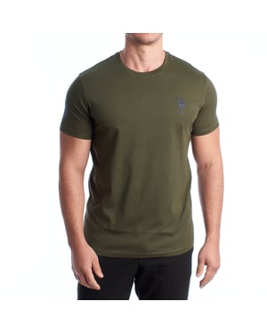 Herren-T-Shirt aus Baumwolle mit kurzen Ärmeln US42154027