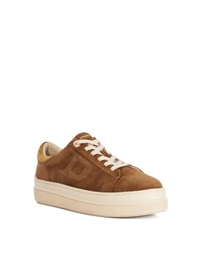 Dune Ladies Eden - Flatform Lace-Up Trainers