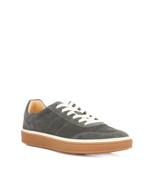 Dune Mens Tony - Suede Lace-Up Trainers