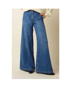 King Louie Peppa pants stone denim 10076 blue tint
