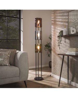 Hoyz vloerlamp lucente tricolore 3-lichts artic