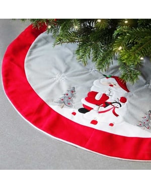 Unique Living kerstboomrok denne 90x90cm -