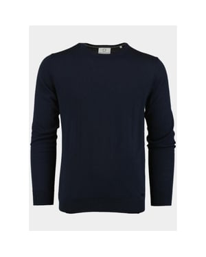 Born with Appetite Pullover rick r-neck pullover merino 00005ri12/4001 navy