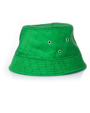 Bottega Veneta groene intrecciato vissershoed