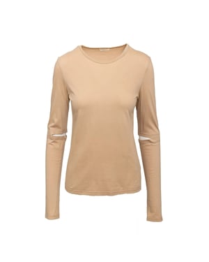 Helmut Lang Elleboog Uitsnijding T-shirt - '90s