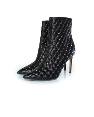 Valentino Garavani rockstud spike enkellaarsjes