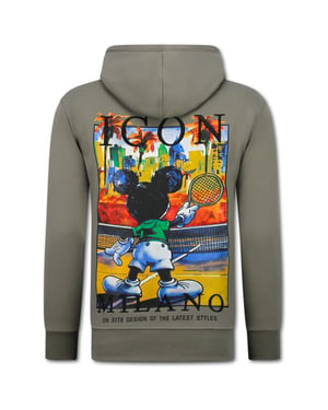 Top-Star Oversized hoodie met capuchon icon milano print