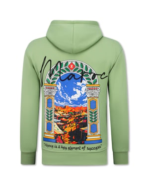 Top-Star Oversized hoodie met capuchon maroc print