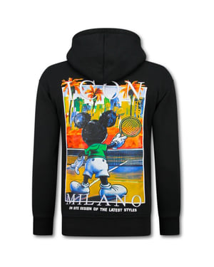 Top-Star Oversized hoodie met capuchon icon milano print