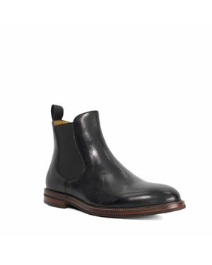 Dune Mens Maisen Wf - Wide Fit Leather Formal Chelsea Boots